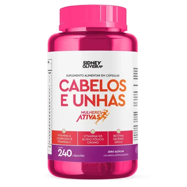 Cabelos E Unhas Mulheres Ativas Sidney Oliveira 240 Capsulas